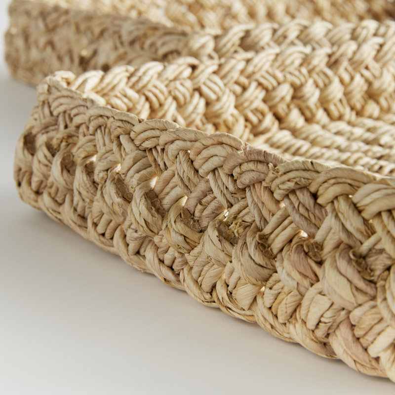 Rattan/Wicker Decorative Tray, Square