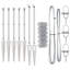 Chain Link Fence With 7 Spike Posts Galvanised Steel-1054384297-1054384301
