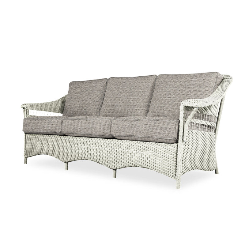 Nantucket Outdoor 3 - Seat Patio Sofa, Demo Stone, Fawn