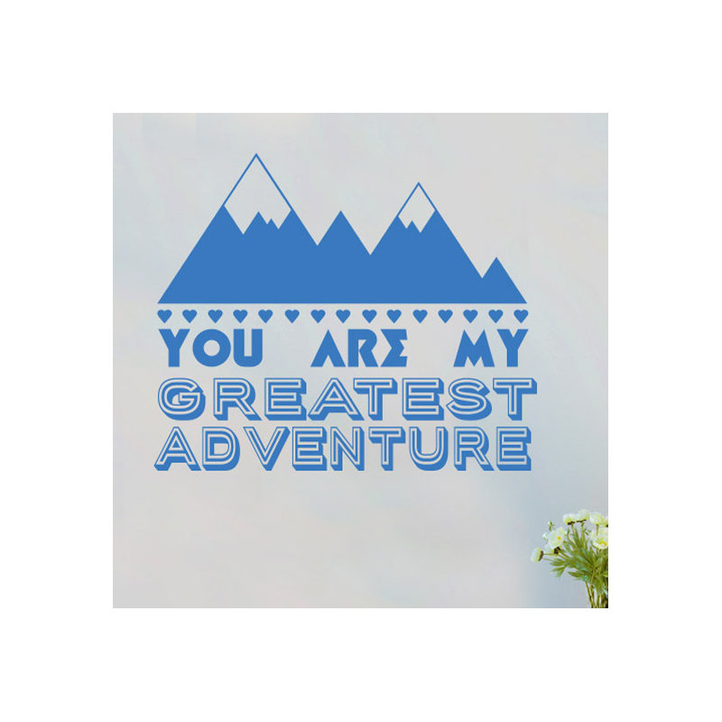 Wall Decal, Medium, Blue