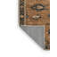 Machine Washable Art Deco Brown Area Rug-1095387138