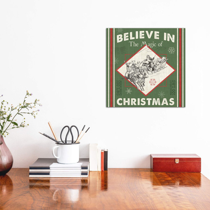 Believe In The Magic Ii by Pela Studio - Wrapped Canvas Print, 45.72 cm H x 45.72 cm W x 1.91 cm D
