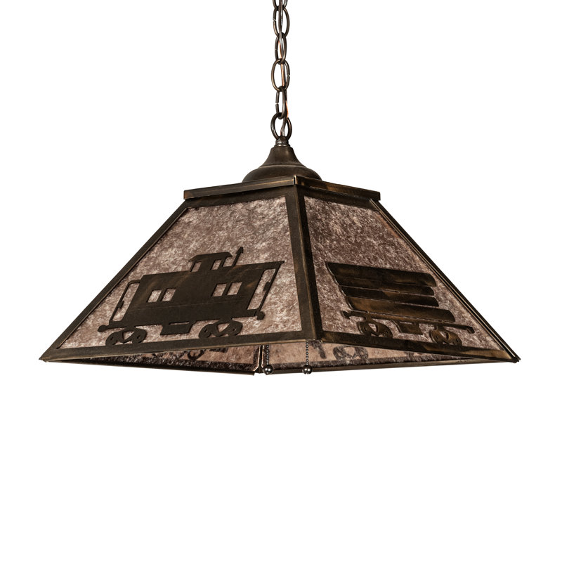 Luminaire suspendu dôme 2 lumières