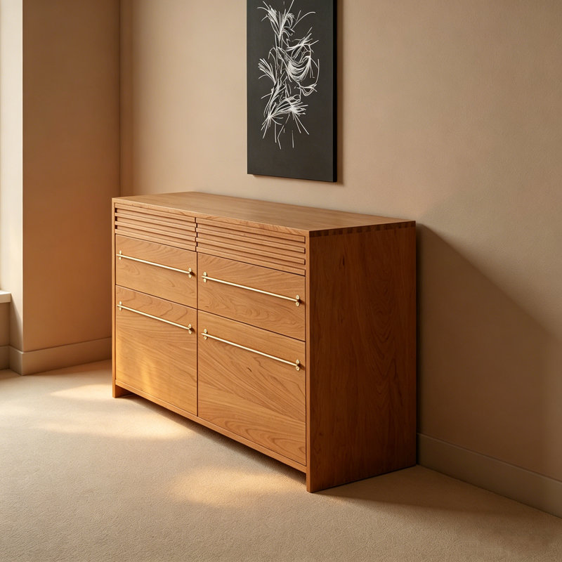 Buffet Modern Minimalist, Brun