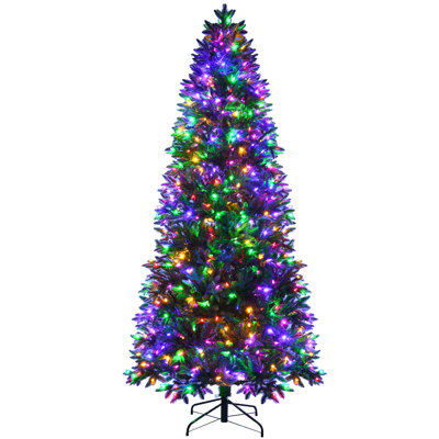 96' H Lighted Artificial Pine Christmas Tree