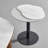 Simple solid wood and marble coffee table set