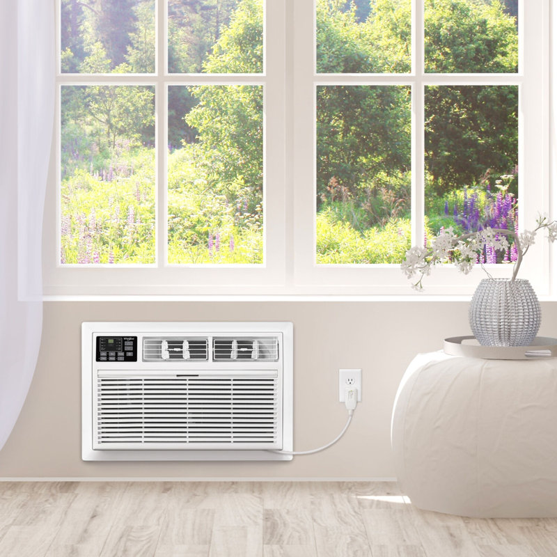 White 10,000 BTU Through-the-Wall Air Conditioner with Remote Control