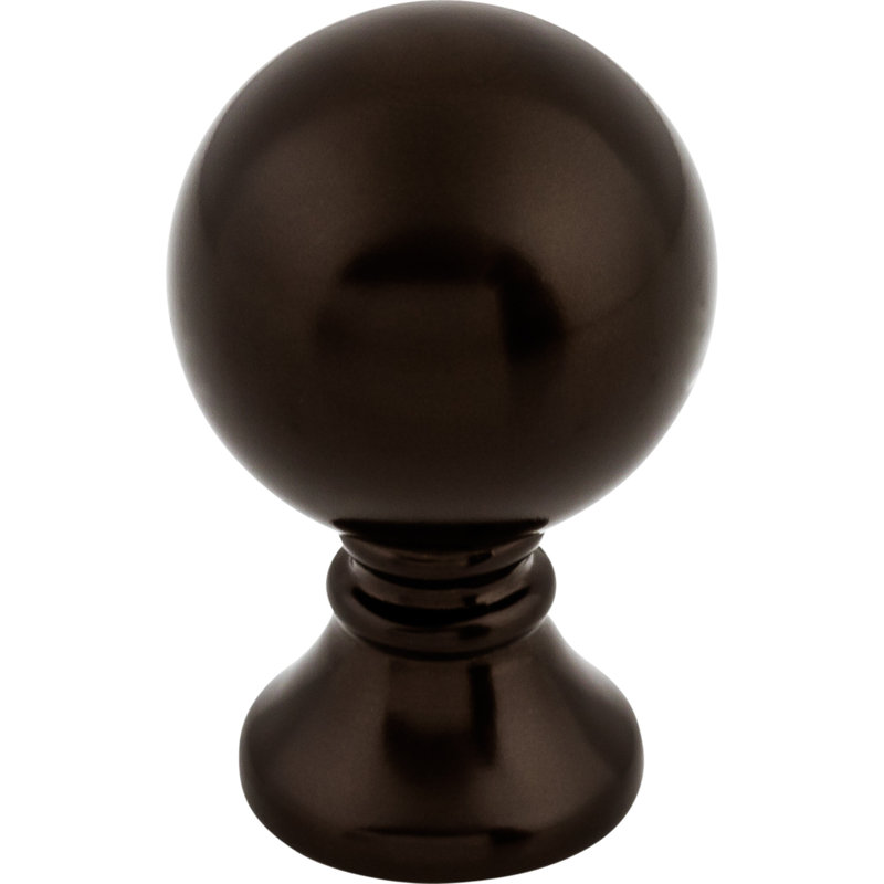 Kara 1" Diameter Round Knob, Oiled Rubbed Bronze