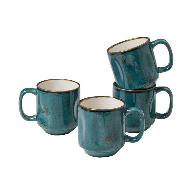 Tasse à café Connellsville, Bleu sarcelle de géode