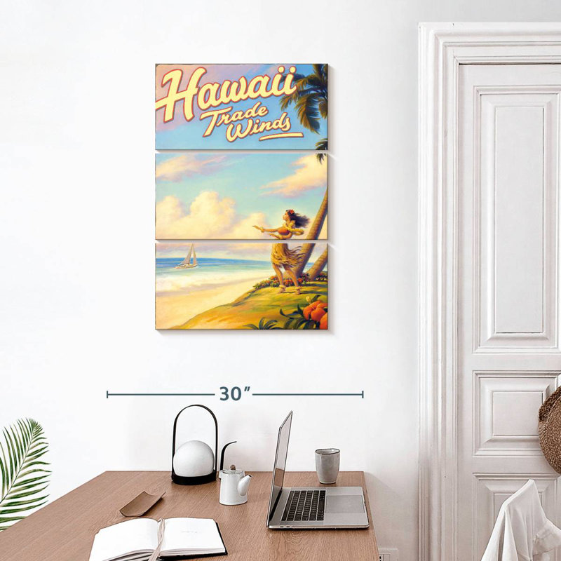 Gillard Hawaii Tradewinds, H 32 po x l 20 po