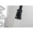 Single Handle High Arc Kitchen Sink Faucet With Pull Down , Matte Black, Stainless Steel, 1.8 Gpm Flow Rate Steel Handle, Arc, Gallons Per Minute Flow, Easy To Operate And Maintain
