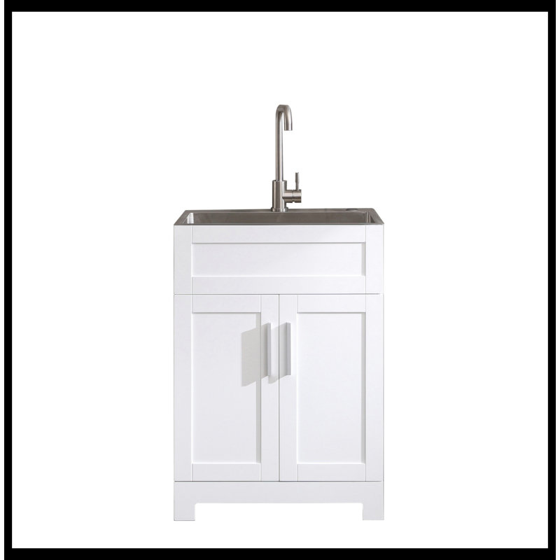Armoire de cuve à laver en acier inoxydable sans peinture