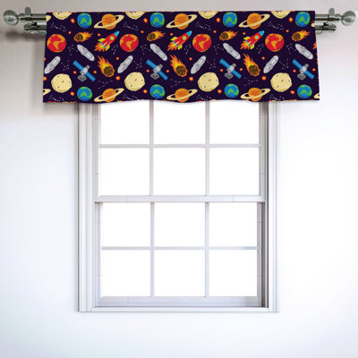 Sateen Ruffled Window Valance