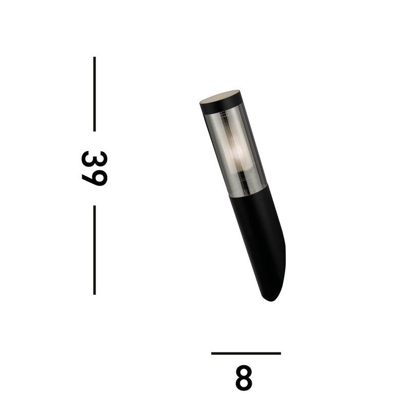 Buvana 40cm H Outdoor Flush Mount