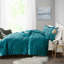 Ensemble d'édredon en velours avec coussin décoratif King / Cal King-135968823