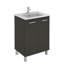 Ensemble de meuble-lavabo simple avec miroir Logic-46357535-125004085