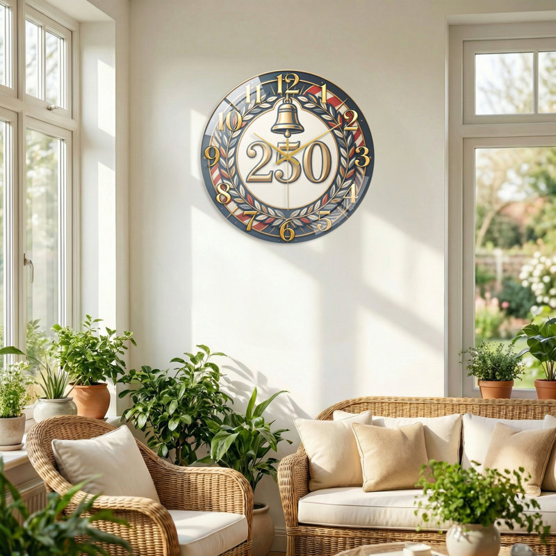 "American Flag USA 250th Anniversary Merchandise", 40 x 40 cm (15,7 x 15,7 pouces)