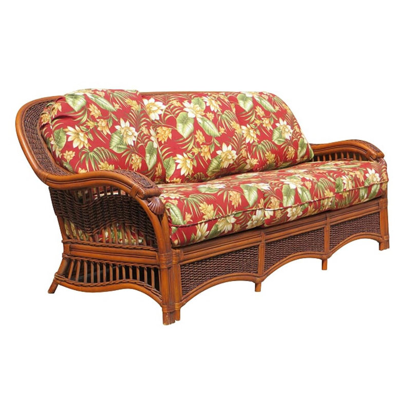 Pritchett Upholstered 77'' Sofa, Tropical Mist