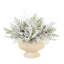 Evergreen Centerpiece with Pinecones