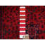 Tapis oriental rouge en laine noué à la main 3 pi 5 po x 5 pi 2 po - MOA102675