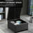 Grey Storage With Flip Top Lid, Vintage Flair For Living, Bedroom, Entry, Sufficient Storage, Soft Fabric, Safe Hinge In Grey, Seat Living Room, Entryway, Classic Style, Generous Upholstery, Stable
