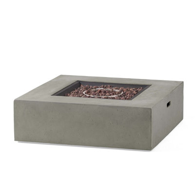 50 000 Btu Square Mgo Fire Table Tank Outside