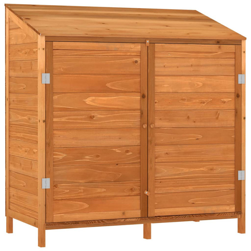 Natur Pur Garden Shed Brown 102X52x112 Cm Solid Wood Fir, Brown