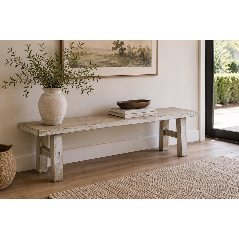 Stefano Solid Wood Dining Bench