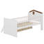 Structure de lit plateforme en bois avec tiroirs de rangement, lit plateforme avec tête de garde-corps et échelle-1342008069