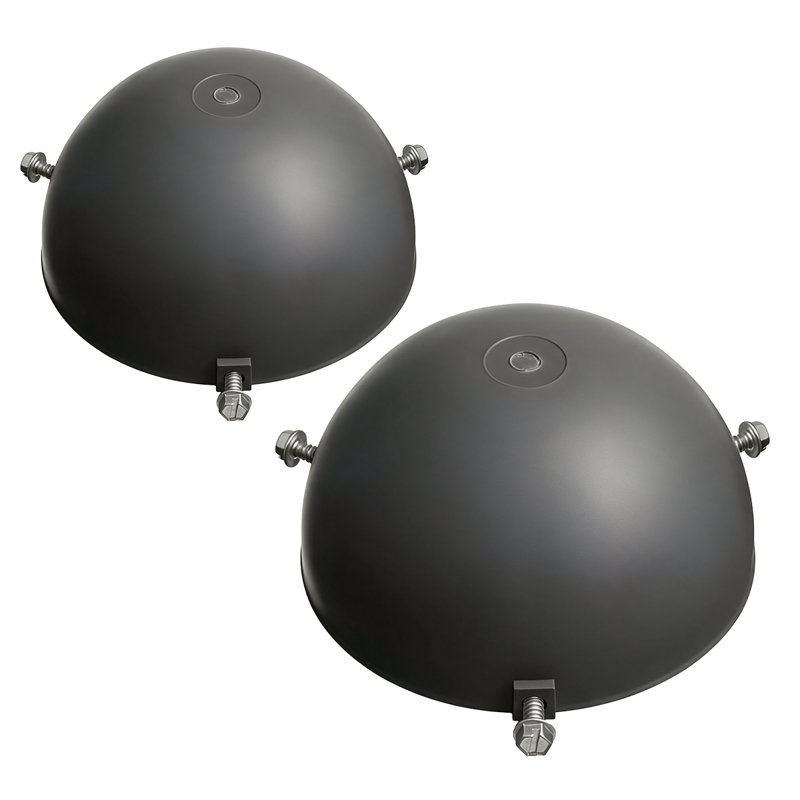SUPPLYGIANT 3" or 4" Mushroom Vent Cap PVC Vent Pipe Cap Black, 2