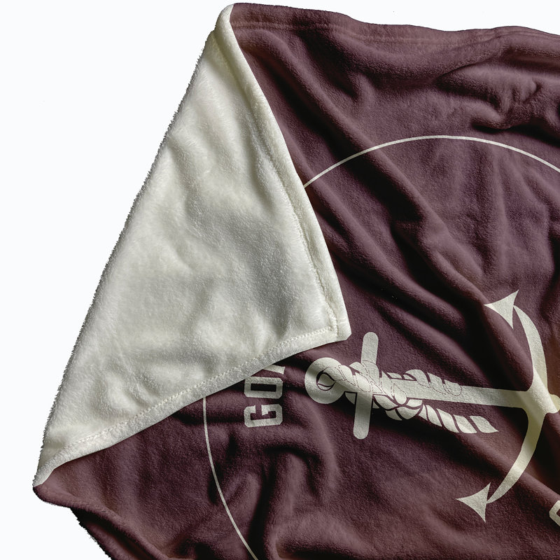Jeté polaire Nautical Nights, L 30 po x L 40 po, Mauve ancien, 1.75