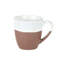 Ensemble de 4 tasses à café Gibson Elite William Crest, tasses en grès 15 oz, finition glacis réactif, grandes tasses à café rondes, va au micro-ondes et au lave-vaisselle - blanc cendré-124133904