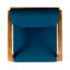 Ensemble de 2 chaises club, bleu