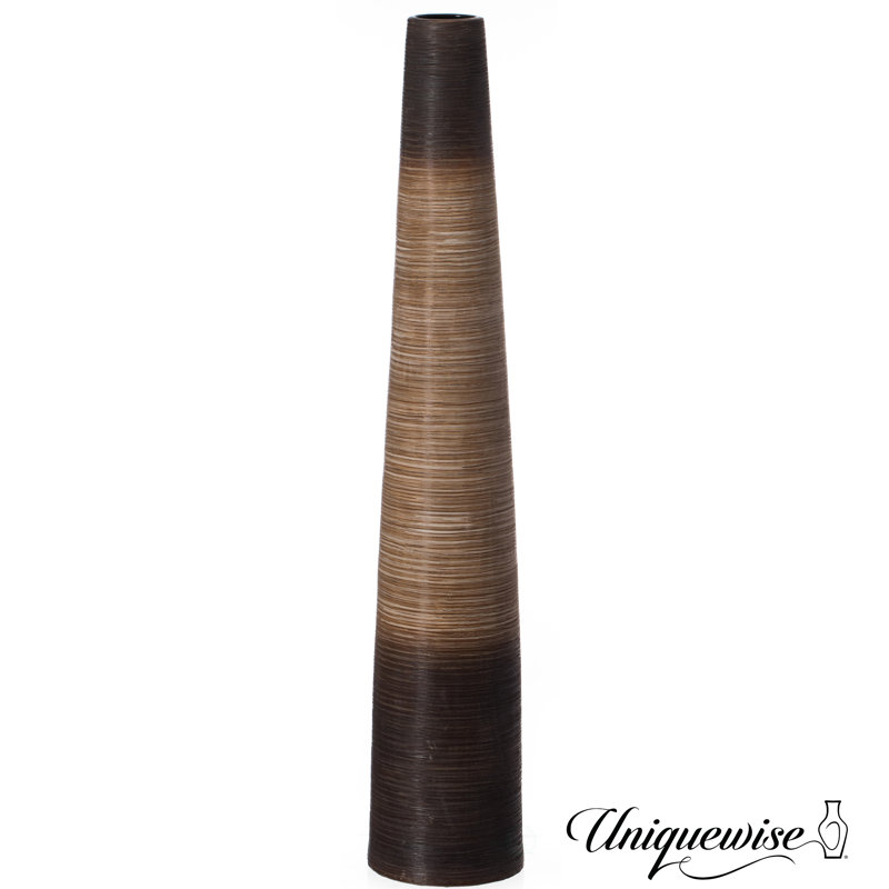 Handmade Ceramic Floor Vase, Large 47"H x 9" W x 9"D, 1