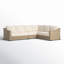 Eloisa Wicker 6 - Person Patio Conversation Sets with Cushions-1498806375