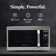 Farberware Compact Countertop Microwave Oven, 0.7 Cu. Ft. 700-Watt, Child Lock, Easy Clean Interior