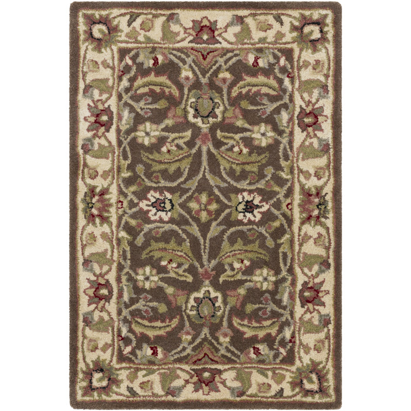Tapis oriental en laine touffeté à la main Arnedra, Rectangle 10 pi x 14 pi