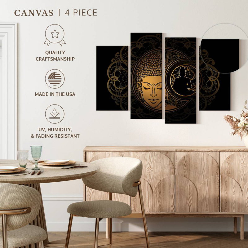 Adella Celestial Buddha, 48" H x 75" W