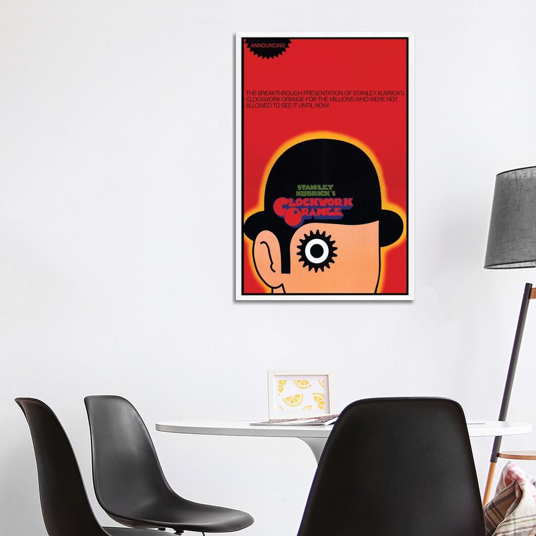 Leinwandbild A Clockwork Orange Film Poster von Radio Days