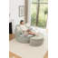 Canapé Lazy avec repose-pieds (vert)-2110709455