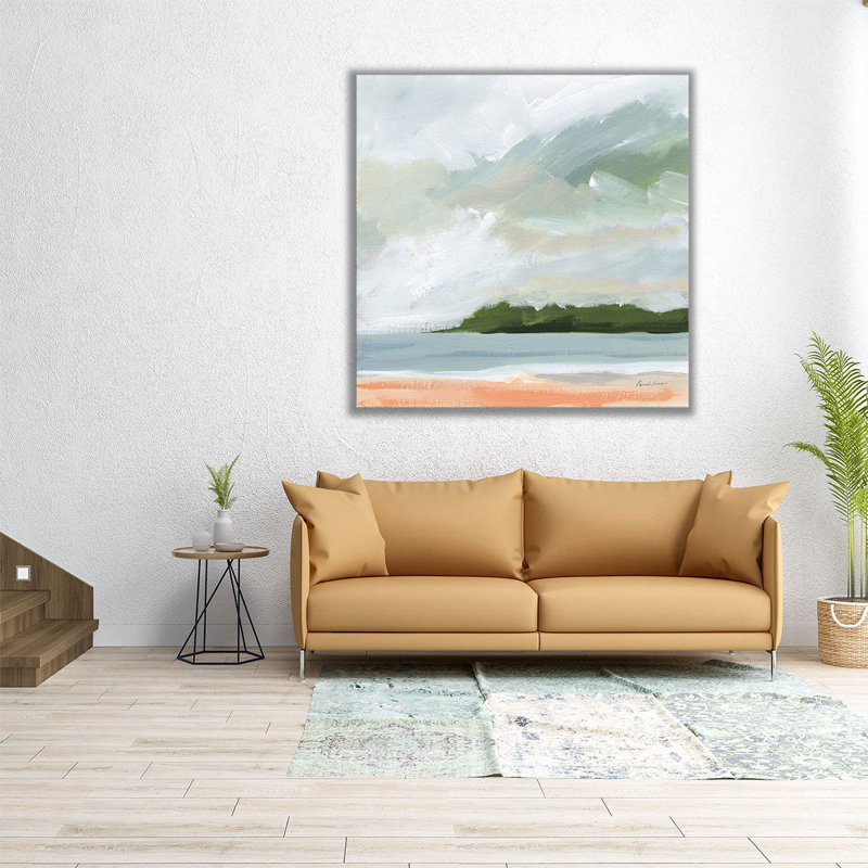 «Lake Beach», reproduction d'art sur toile, H 20 po x l 20 po