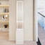 Armoire à miroir à DEL avec luminosité réglable, rangement multicouche-1347543835