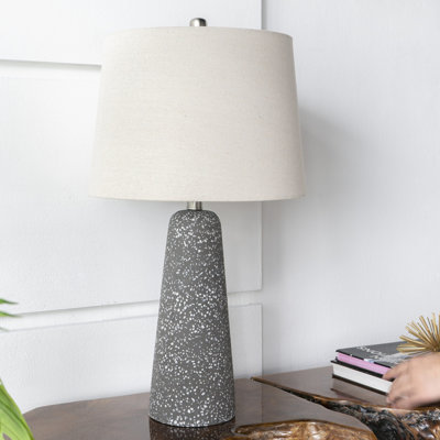 Lampe de table noire 26 po