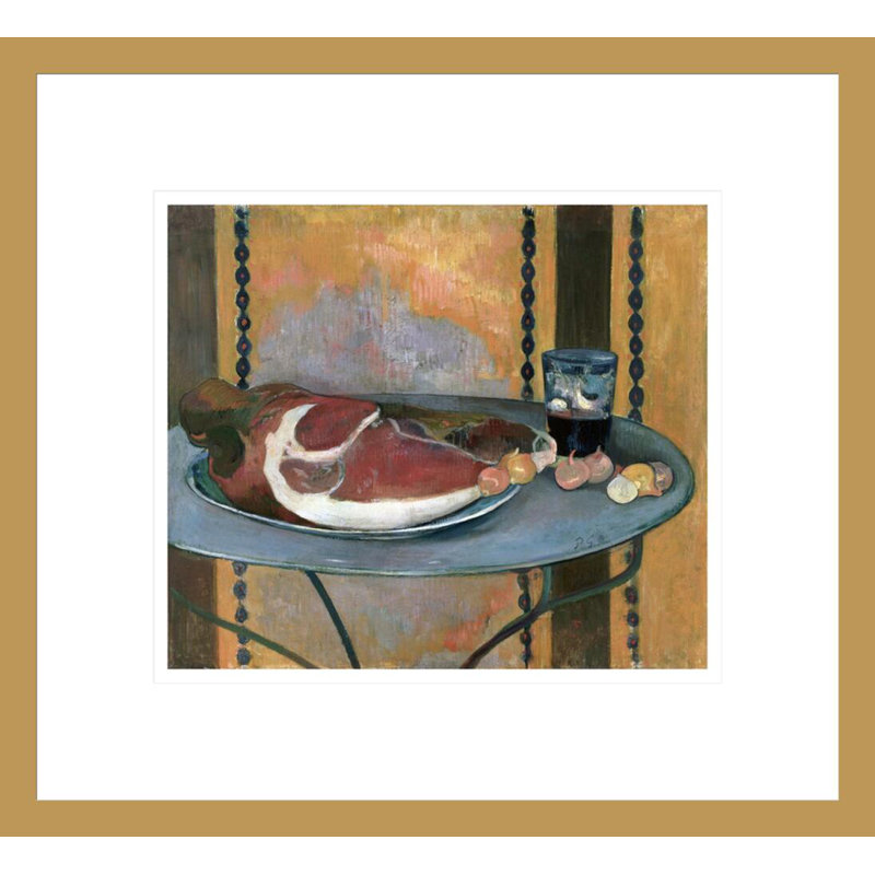 «The Ham» par Paul Gauguin - Estampe numérique encadrée, H 13,75 po x l 15,05 po