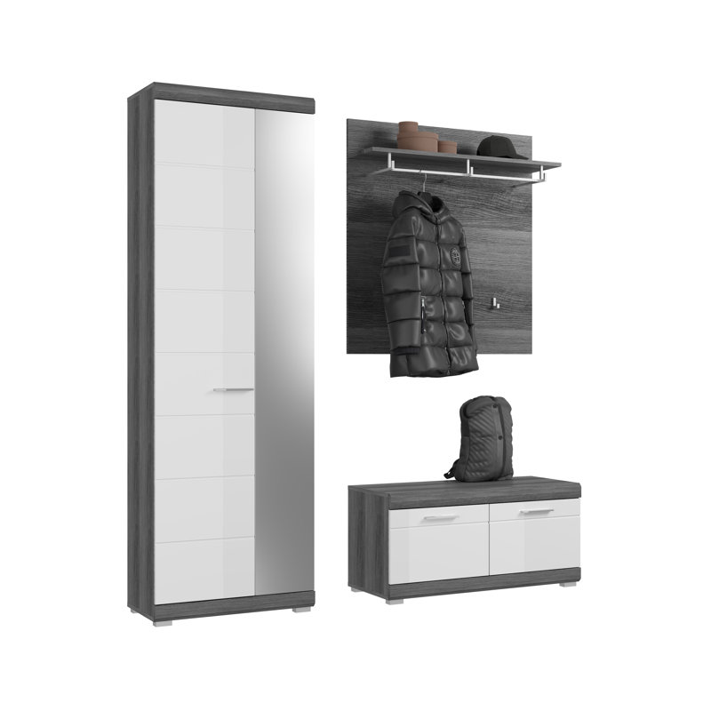Haddley Hall Tree 167cm Wide with Bench and Shoe Storage