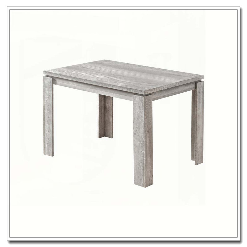 Dining Table, 48" Rectangular, Small, Kitchen, Dining Room, Grey Laminate, Contemporary, Modern