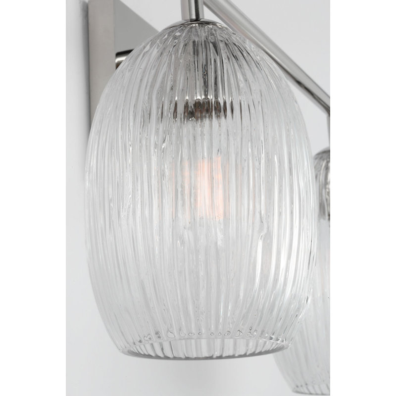 Wilmont Vanity Light, Polished Nickel, 2