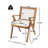 Patio Dining Chair With Cushion (Set Of 2)