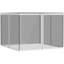 Filet de remplacement pour pavillon de jardin 10 pi x 13 pi, blanc. Gardes à ailes de débris. Méthode d'installation simple. Convient à différentes versions de 10 pi x 13 pi. Composé