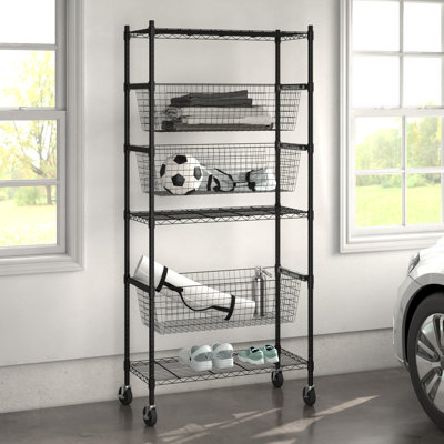 Étagère de rangement pour équipement de sport H 74,5 po x l 35,71 po x P 17,99 po 